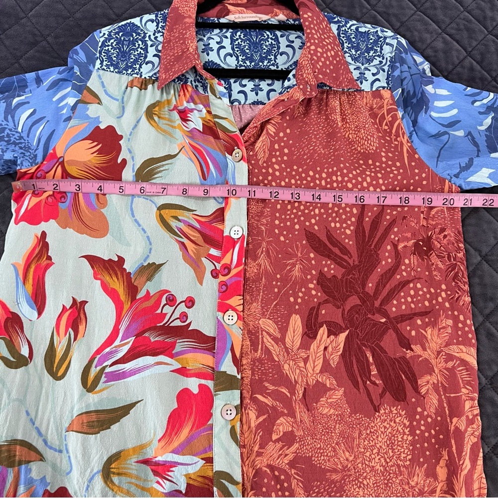 Multicolor Patchwork Women's Top - image 4